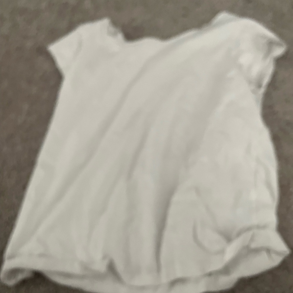 White Short Sleeve Top